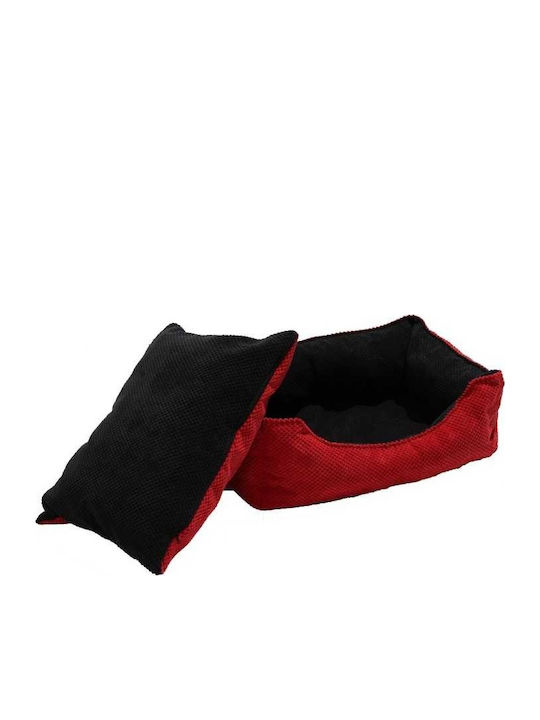 Pufrelax Hundebett Sofa Rote 80x70cm