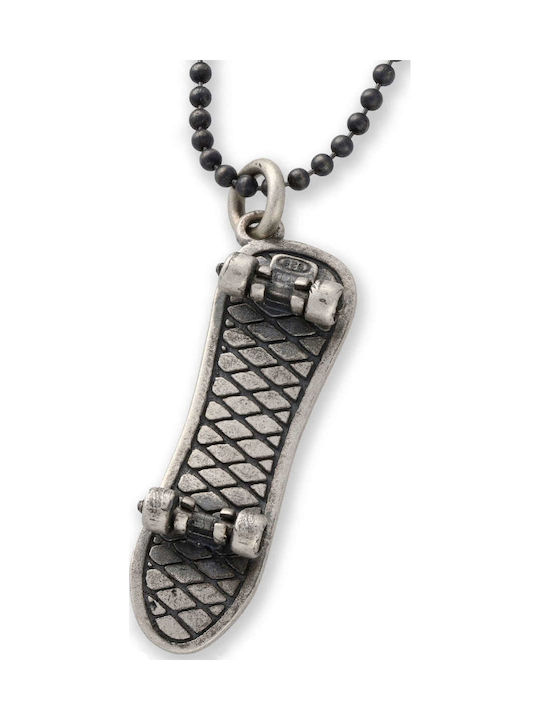 Medaillon Herren Skate Handgefertigt Silber 925...