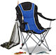 Relaxdays Strandstuhl Blau 108x72x90cm