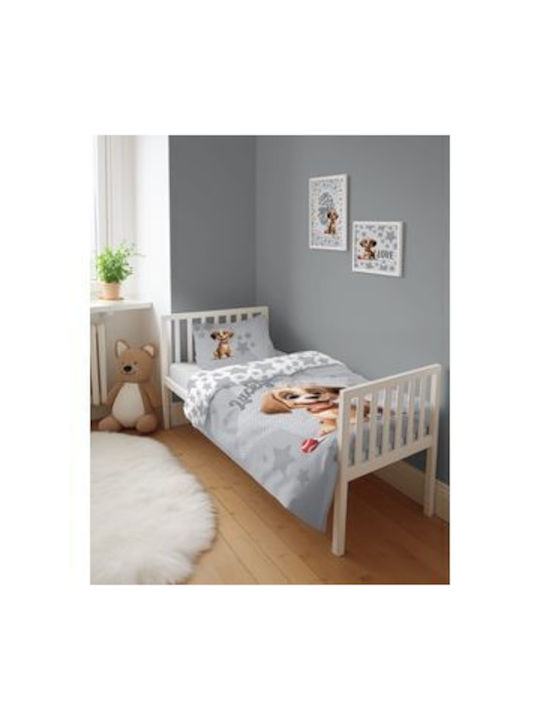 Detexpol Detexpol Baby Bettbezug Set mit Kissenbezug Blau 90x120cm