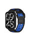 Xiaomi Band 9 Pro Redmi Watch 6 5 Xdfind Flat-head Dual-color Silicone Watch Band Black+royal Blue