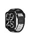 Xiaomi Band 9 Pro Redmi Watch 6 5 Xdfind Flat-head Dual-color Silicone Watch Band Black+white