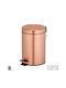 Cora Metallic Bathroom Bin 3l Pink