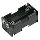 Set 10 Batteriehalter 4 X AA 9V Verbindung Kunststoffhalter AA Batterien Schwarze Farbe Set 10 Stück