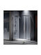 Devon Flow Corner Entry Кабина Душ с Плъзгаща се Врата 99x79x195cm Прозрачно Стъкло