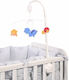 Lorelli Hanging Cot Toy with Music and Rotation Wild Animals for Newborns