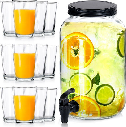 Vilde Dozator de Băuturi din Sticlă cu Robinet 3.2l