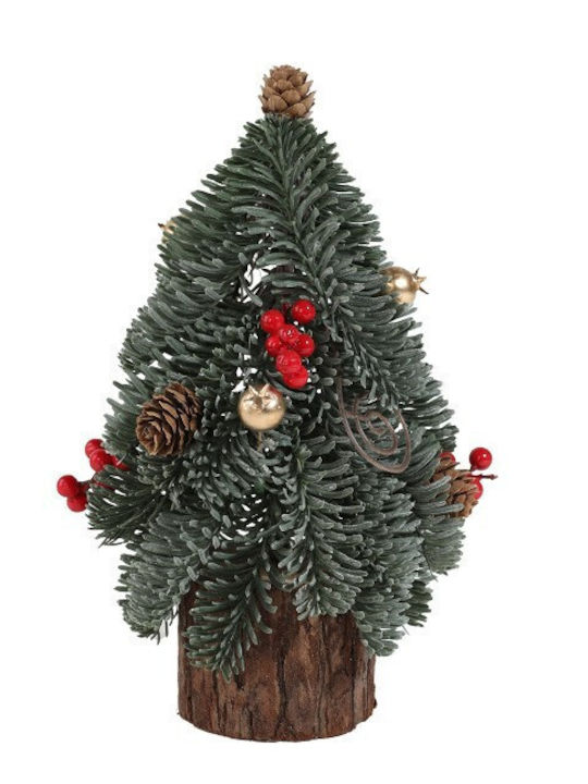 Decoratiune De Masă De Crăciun Flippy Model Pom De Crăciun Mic Birou Interior Plastic 26 X 12 X 12 Cm Verde