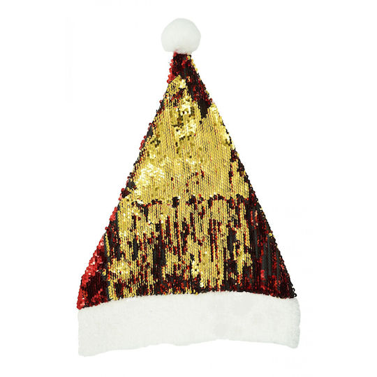 Santa Claus Hat Alista Home Rhinestones In 2 Colors Red Gold One Size Textile Material