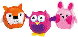 Set 3 Creative Pillow Pieces Children Owl Fox Rabbit Design Dream Kids
