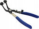 Silver Curved Clamps Pliers Silver Ex10623