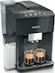 Siemens EQ.500 Automatic Espresso Coffee Machine 1500W Power 15bar Pressure for Cappuccino with Grinder Piano Black TQ515D09