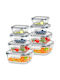 Vilde Vilde Set Mittagsboxen Glas Transparent 8 Stück