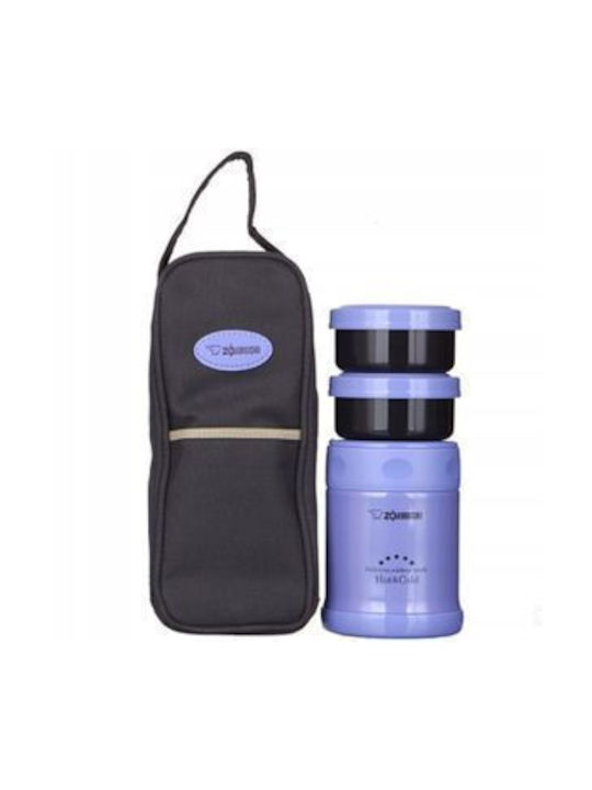 Zojirushi Inox Thermo Lunch Box Purple 350ml