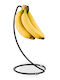 Relaxdays Bol De Fructe Negru 33x17x17 cm