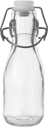Orion Sticlă De Apă Din Sticlă Cu Clemă Transparentă 160ml