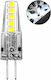 G4 Led Σιλικόνης 12v 1.8w 10 Smd 180lm 6500k Ψυχρό Λευκό G4gj008 Extrastar