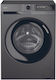 Candy ProWash 500 Waschmaschine 8kg mit Dampftechnologie 1400 Umdrehungen Graues BR 48B6G-S
