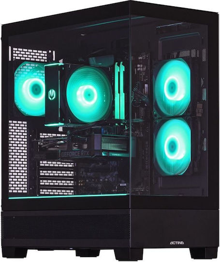 Actina Гейминг Настолен Компютър Ryzen 5-8400F 16GB DDR5 1TB SSD Radeon RX 7600 W11 Home