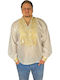 Bluza Alb-Galben