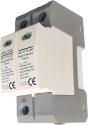 Helios Мълниезащитен Панел Тип T2 Двуполюсен Максимален Изходен Ток 7kA