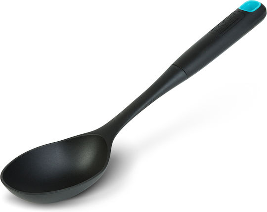 Lingură Adâncă De Bucătărie Cu Găuri Din Nylon Neagră 32.5cm