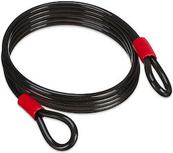 Relaxdays Security Cable 12 Mm 2 M Black Red