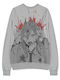 Chainsaw Man High Quality Officially Licensed Sweater Power Grey Melange L