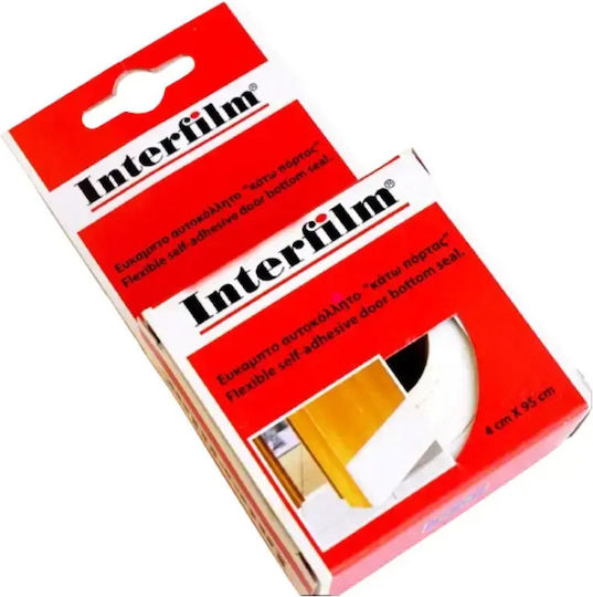 Interfilm Türzugluftstopper in Braune Farbe 0.95mx4cm