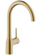 Nobili Mania Kitchen Faucet Counter Gold