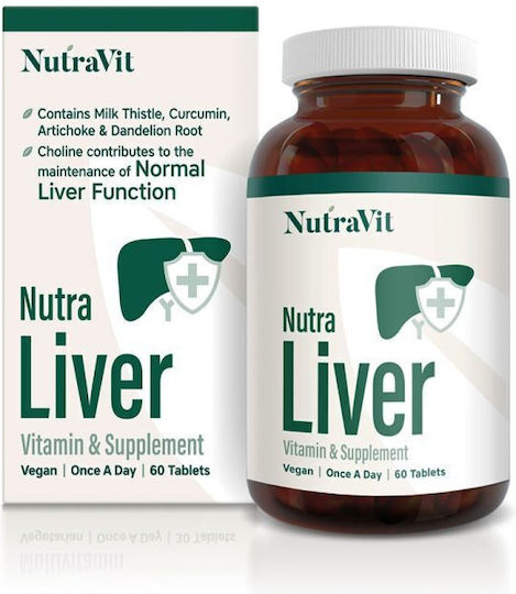 NutraVita Nutra Liver Ειδικό Συμπλήρωμα Διατροφής 60 ταμπλέτες