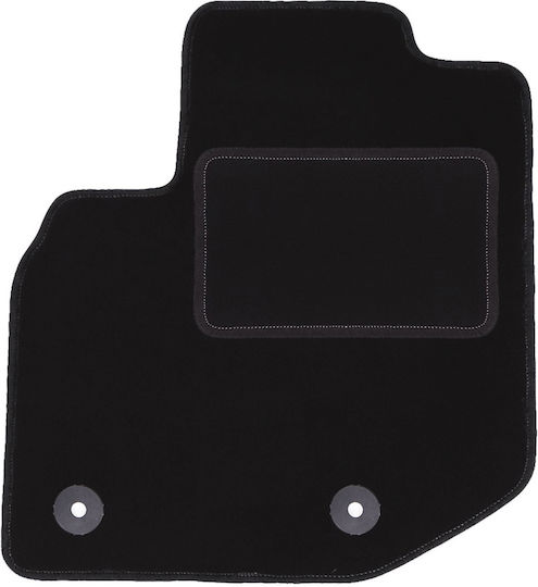 Velour Driver's Mat Honda City V Fl Sedan 2011-2013 Black
