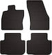 Rubber Car Mats Volkswagen Golf Sportsvan Minivan 2014-2020 Black Fitted