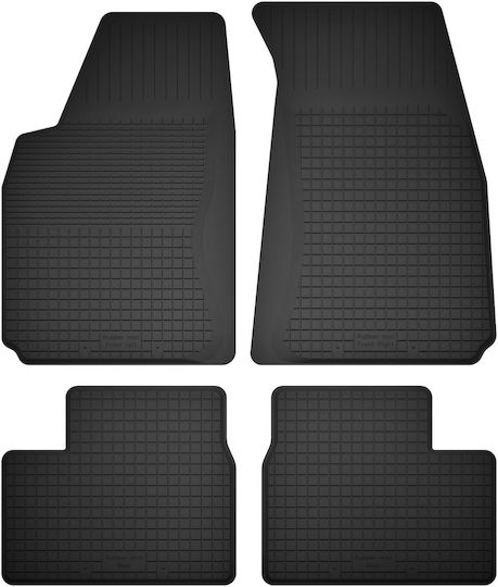 Car Rubber Mats Set 4 Pcs Universal Fiat Tipo I Hatchback 1988-1995