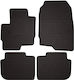 Rubber Car Mats Mitsubishi Colt Vii Hatchback 5 Doors 2008-2012 Black Fitted