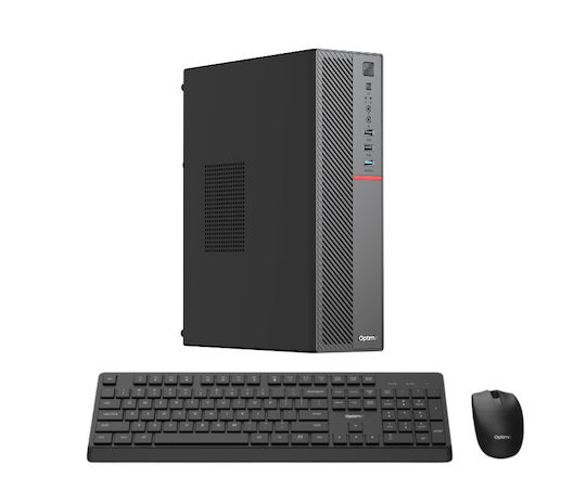 OptimX T5 SFF + Безжична Клавиатура И Мишка Реновиран Клас A (Core i5-9400/8GB/256GB SSD/Windows 11 Pro)