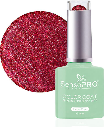 SensoPro Hema Free Полутраен Лак За Нокти Cherry Sparkle 10мл