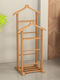 Megapap Beta II Wooden Floor Standing Hanger Brown 48x35x120cm