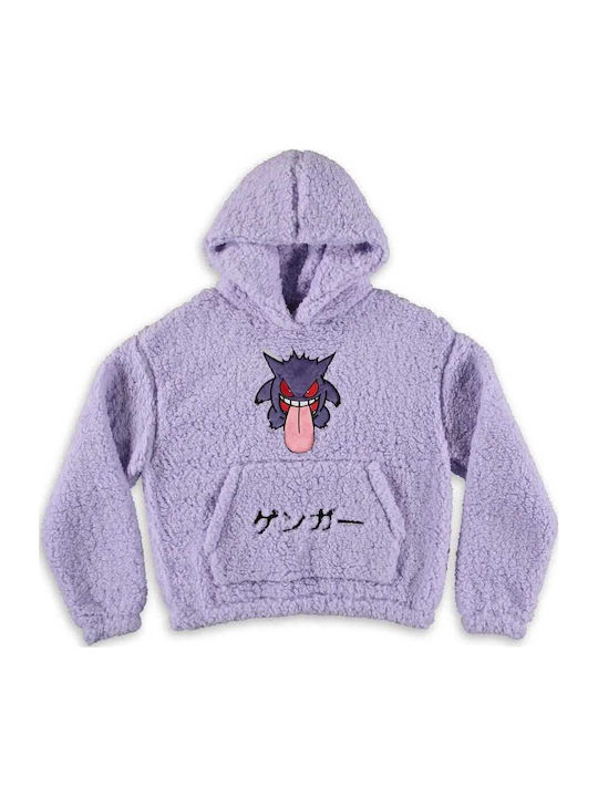 Pokémon Hochwertige Offizielle Lizenzierte Kapuzenpullover Teddy Gengar 100% Polyester L Pokémon Hochwertige Offizielle Lizenzierte Kapuzenpullover Teddy Gengar 100% Polyester L
