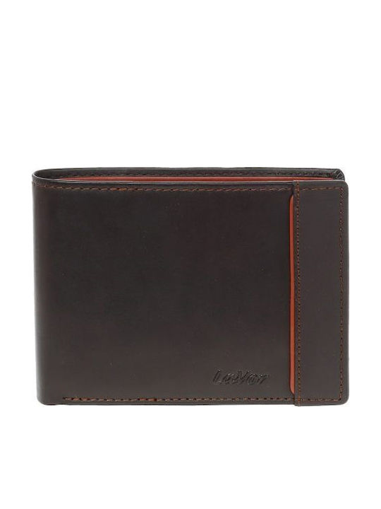 Lavor Leather Men's Wallet with RFID Brown