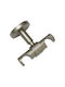 Gardinia Silver Wall Curtain Rail Base