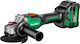 NewBeat CAG-115E Τροχός 115mm Μπαταρίας Brushless με Ρύθμιση Στροφών 2x4Ah