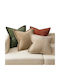 Miulee Decorative Pillow Case Made of Brown Velvet 50x50cm