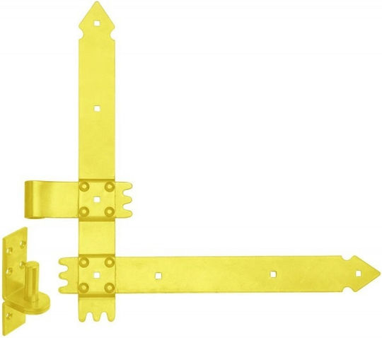 Galvanized Angle Door Hinge 400mm 2 Pieces Zaw K 40zn