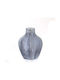 Zaros Zaros Dekorative Vase Glas Blau 17,5x21cm