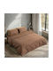 Beauty Home Art 1230 Set Of Pillowcases With Envelope Cover Mocha 53x73cm 1230MX-Mocha