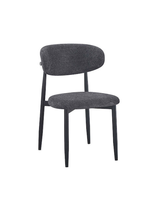 Folegio Dining Chair with Fabric Upholstery Anthracite 50x57x79.5cm