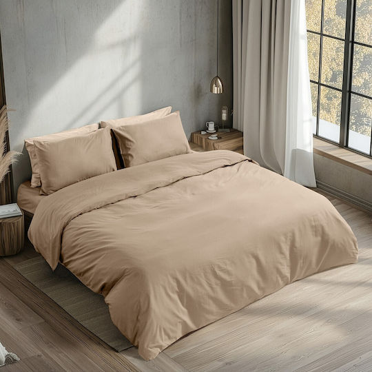 Beauty Home Prime Αrt 1230 Κουβερλί Μονό Μπεζ 160x230cm