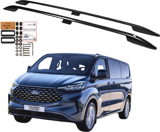 Dachreling Ford Transit Tourneo Custom L2 Lang Ab 2023 Farbe Schwarz