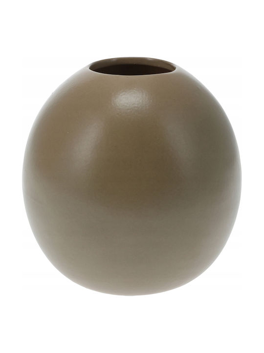 Koopman Decorative Black Porcelain Vase 10xH12cm